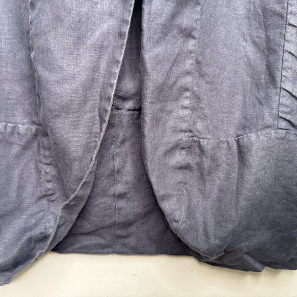 Annette Gortz for Since 1984 Grey Linen Midi Skirt Size 42 - Picture 5 of 12